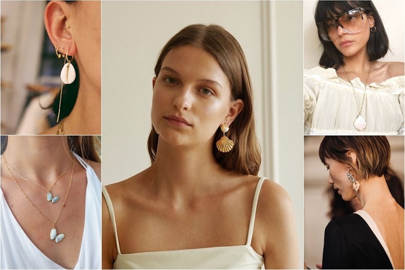 滿滿貴婦渡假感~進化版貝殼項鍊&耳環，讓夏日穿搭秒變精緻｜飾品推薦