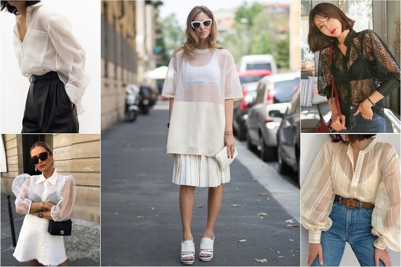 小仙女也能耍性感~透膚襯衫高級感穿搭法則，包緊緊還是很誘人！｜穿搭推薦