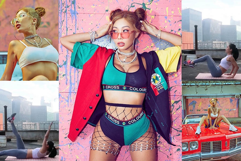 泫雅也稱讚！南韓最正女rapper-Jessi回歸，超性感健美風3招大秀腹肌｜健身姿勢教學