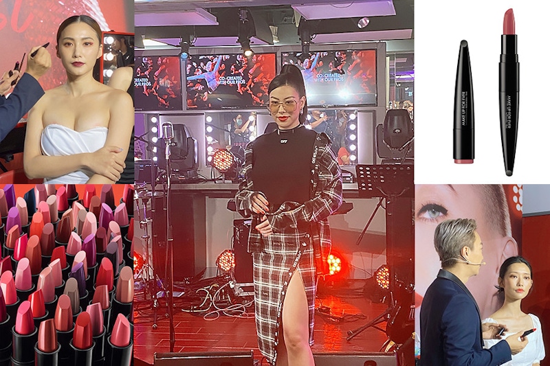 蔡詩芸Dizzy和王陽明約會必擦「這個色」 MAKE UP FOR EVER《真我唇膏筆》，60色刷出妳的命定唇膏！｜小編直擊採訪