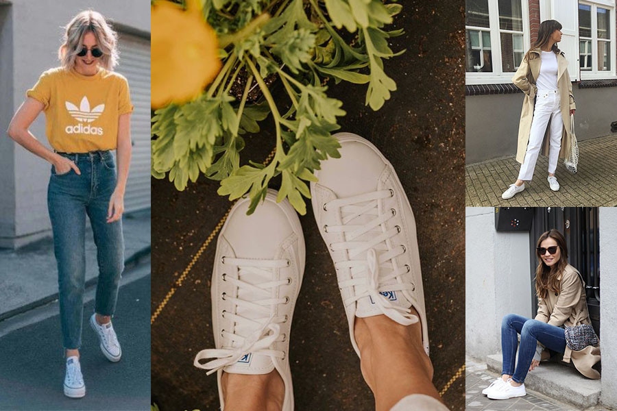 穿小白鞋就會下雨？4款平價小白鞋推薦，穿髒也不心疼～莫非定律也不怕！｜鞋款推薦