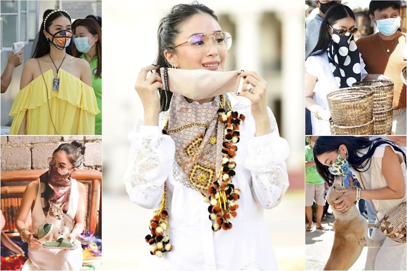 沒想到戴口罩可以這麼潮~菲律賓第一名媛Heart示範，穿搭X口罩時髦感搭配｜流行話題
