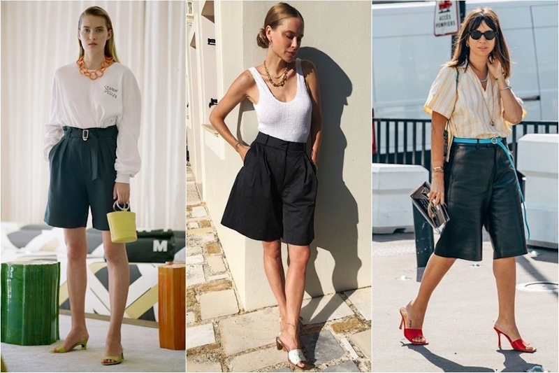 一路時髦到秋冬~黑色百慕達褲最百搭，跟著楊冪入手不會錯！｜穿搭推薦