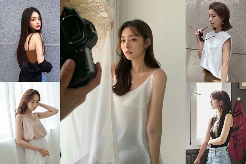 大熱天就是要穿小背心！《背心肩線X體型》的秘訣筆記下來，背心穿搭讓你怎麼穿都不NG～｜穿搭技巧