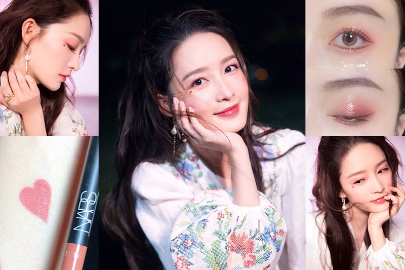 李沁示範約會首選「桃花妝」，粉嫩感喚回初戀模樣，還有愛心淚痣超加分～｜妝容教學