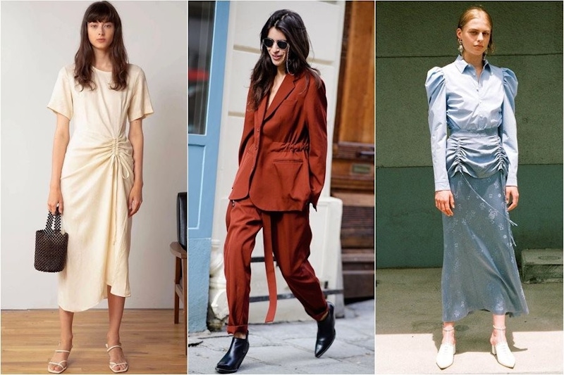 多條繩子時髦翻倍！快跟上抽繩時尚，一抽抓出浪漫皺褶、穿搭秒變有型｜穿搭推薦