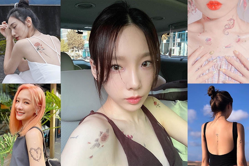 少時太妍也貼了～偽刺青紋身貼紙席捲少女心！｜刺青貼紙推薦