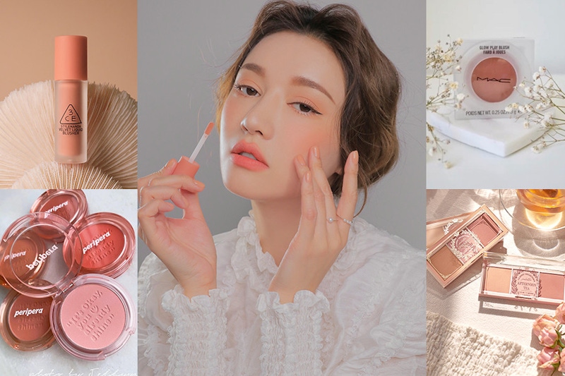 韓妞新歡「蜜桃烏龍茶色」任何場合ALL PASS！5款腮紅讓你氣色X氣場1支全包～｜腮紅推薦