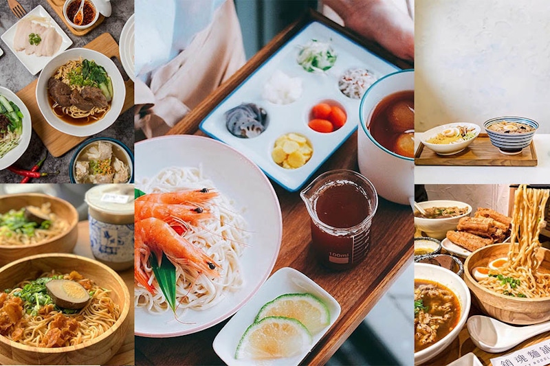 木質擺盤把麵變文青了！人氣《特色麵鋪》，乾拌麵、牛肉麵排隊到餓扁也要吃到～｜美食推薦