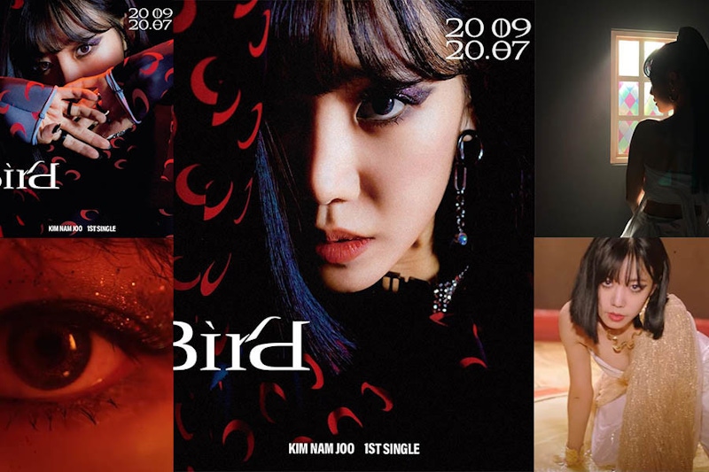 Apink金南珠solo《BIRD》歐美「紫羅蘭眼影」blingbling變身超A視覺妝容｜妝容教學