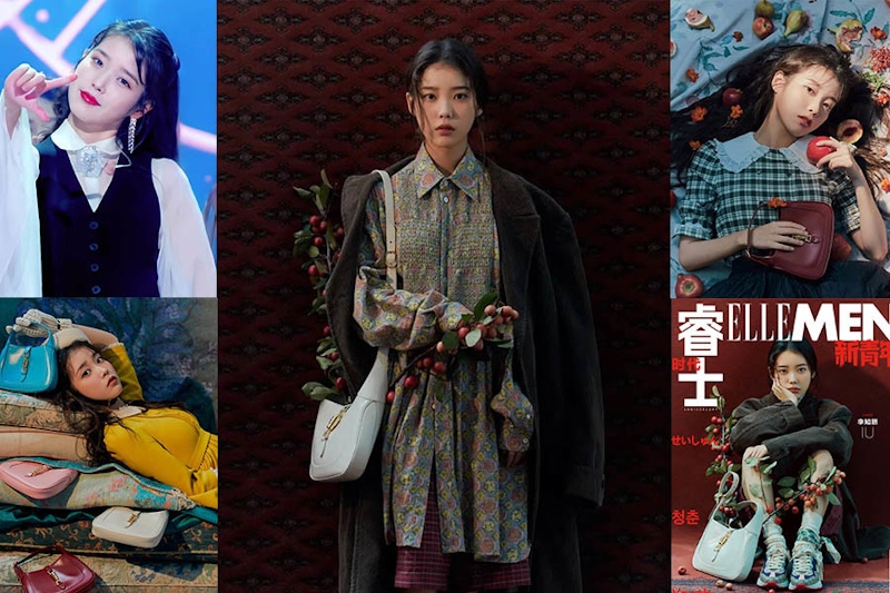 IU變身復古文藝少女，泡泡襪、格紋洋裝，秋冬換新衣就該這樣穿！｜穿搭推薦