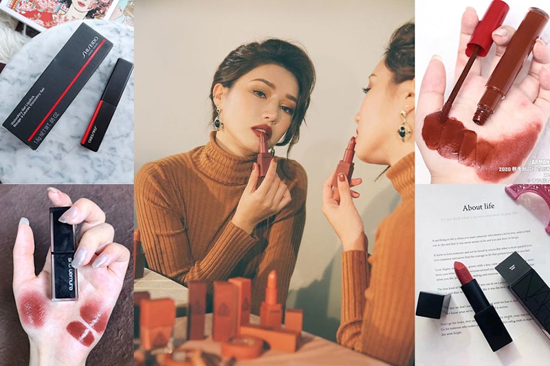 秋冬大勢磚紅色唇膏超欠買！耀眼顯白的百搭口紅，任何場合駕馭超easy！｜唇膏推薦