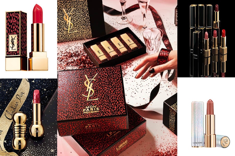 《2020聖誕彩妝》怎能少了絕美唇膏助陣？DIOR、CHANEL、YSL、蘭蔻全新耶誕包裝超欠買！｜唇膏推薦