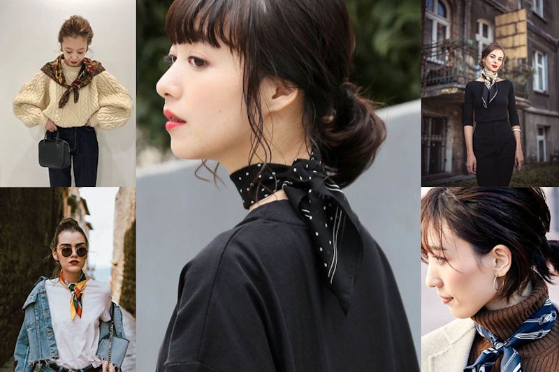 絲巾是四季百搭配件，多款「絲巾打法」簡約、優雅混搭出最美冬季穿搭！｜絲巾打法教學