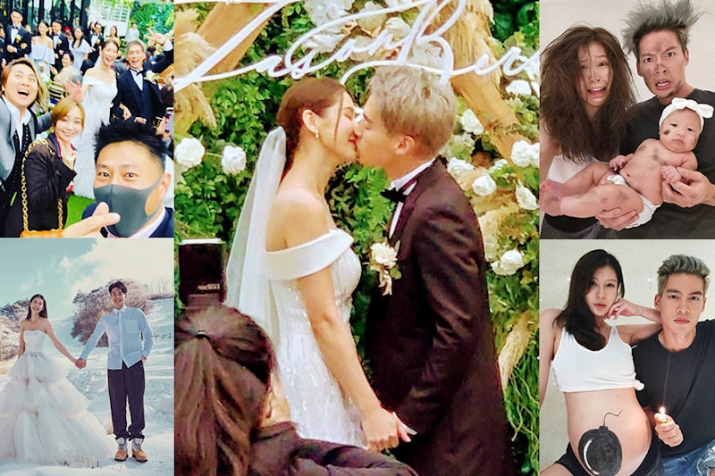 許孟哲＆趙孟姿結婚超夢幻！「現實生活中，遇見對的人，我是運氣最好的」5566合體現身祝福～｜名人焦點