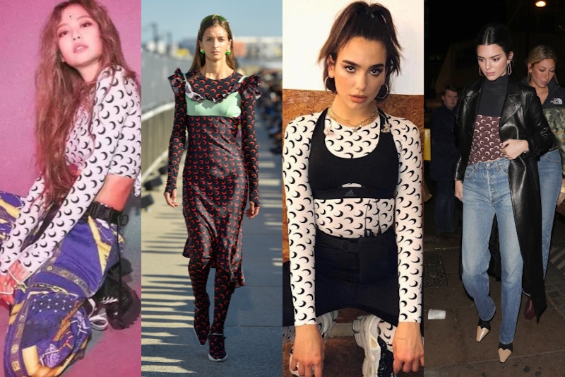 這些明星沒有密集恐懼症！彎月圖騰設計品牌MARINE SERRE，為何讓全世界明星都瘋狂?