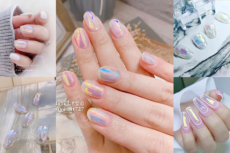日韓最夯《冰塊美甲》來了！透亮光澤如寶石般閃耀，連Jennie也入坑｜美甲推薦