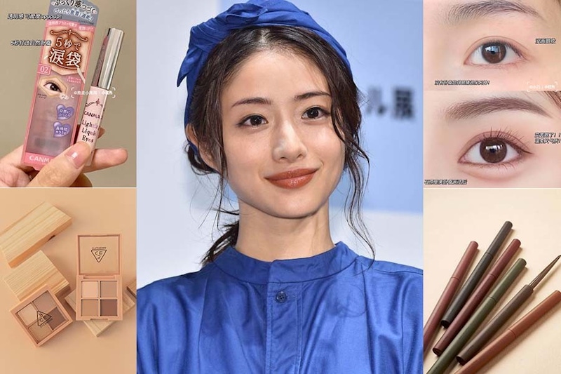 沒臥蠶的眼睛電力減半～石原里美的臥蠶怎麼畫？5STEP保證眼神漏電桃花接不完｜眼妝教學