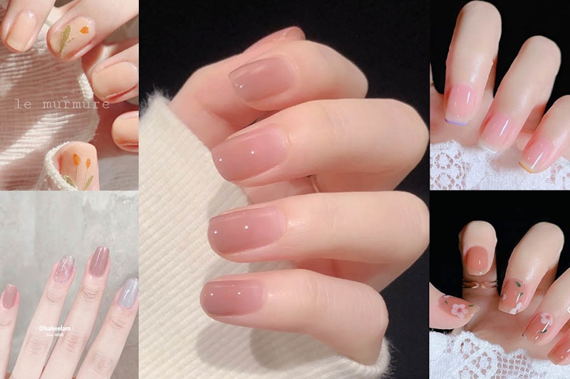 美甲趨勢再添一！若有似無「裸粉美甲」盡顯低調優雅，7款溫柔推薦｜美甲推薦