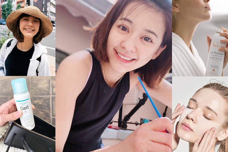 保濕噴霧用法派上場！高溫悶熱＋長時間待冷氣房，運動狂人陳意涵戶外降膚溫也愛補水｜保濕噴霧