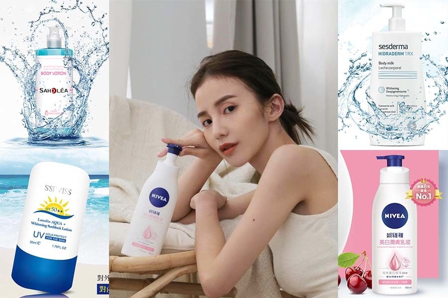 夏季潤膚加一味！《美白身體乳》越擦越白嫩，全身亮亮無死角｜身體乳推薦