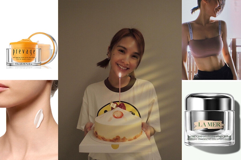 楊丞琳甜過生日～雙馬尾萌樣Ｘ逆齡0頸紋好膚質羨煞眾人，關鍵保養要由下而上？｜頸霜推薦