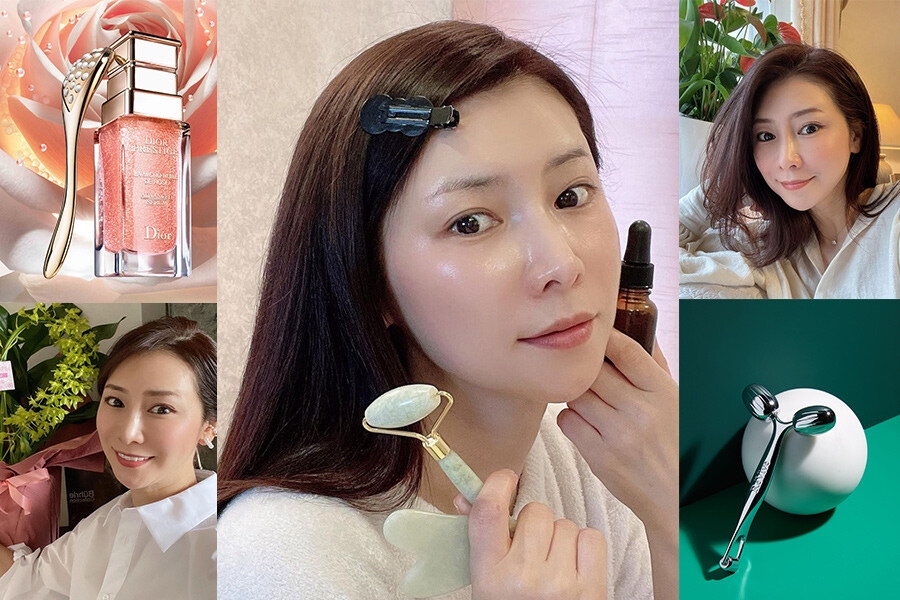 53歲長這樣太扯了吧！HOME SPA靠瘦小臉「臉部滾輪」X抗老精華紓壓！重啟緊緻小V臉｜臉部按摩推薦