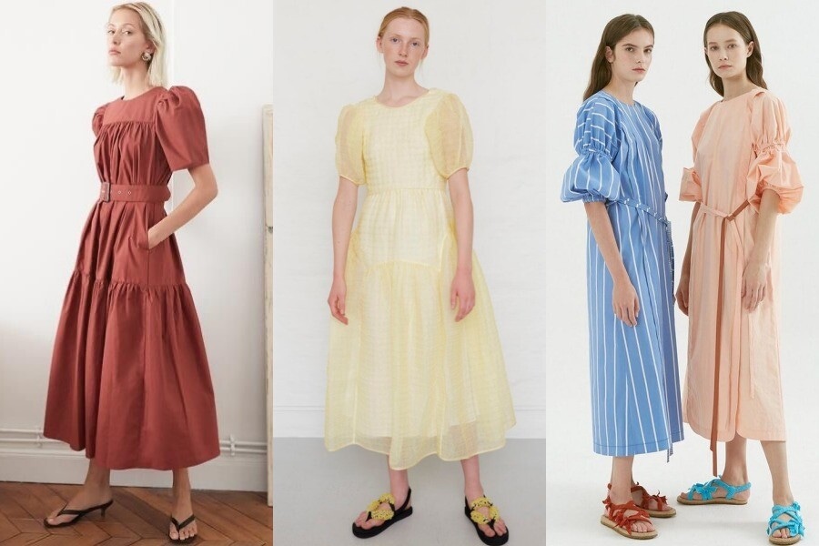 夏天懶人穿搭必收泡泡袖洋裝！把握顯瘦細節，一件打造仙女氣質～