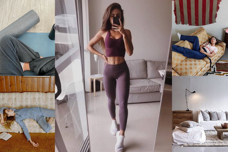 沙發吸人躺下就再也起不來？「懶人沙發運動」健身少女宅在家一樣打卡健身～｜運動教學