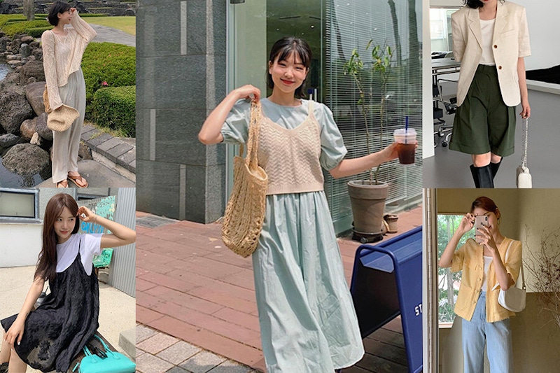 2021韓國夏天穿搭必備單品TOP5！吊帶洋裝內搭顯Q萌、五分褲還沒跟上就太慢～｜流行穿搭