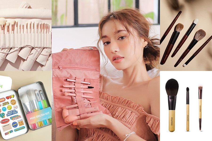 《迷你刷具推薦》外出旅行靠它搞定精緻妝，攜帶簡直不要不要太方便～