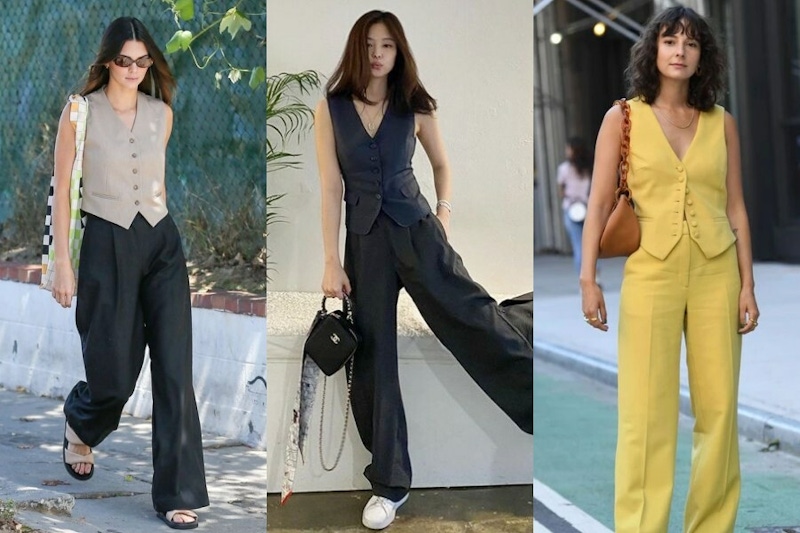 Jennie也愛穿！今夏最夯西裝背心時髦穿搭拆招，一路帥到秋天～