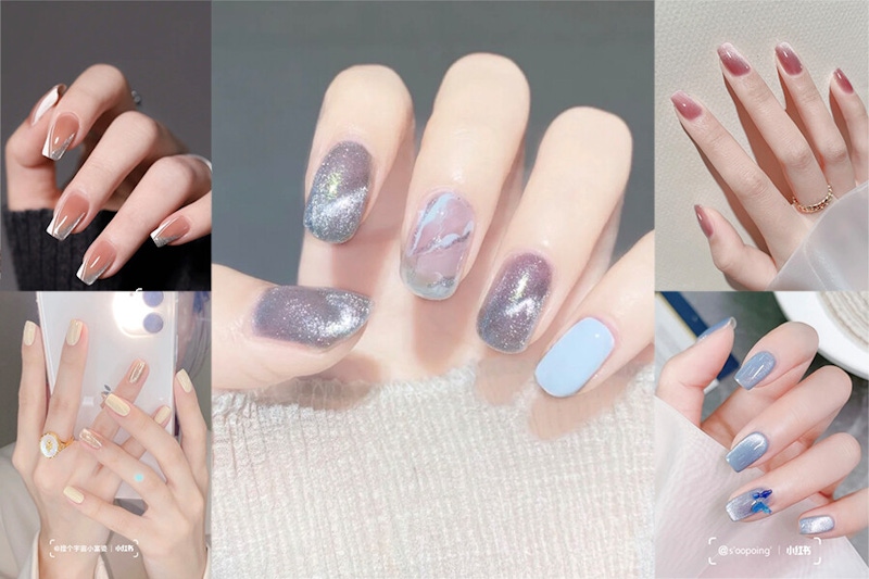 指甲彩繪10款「貓眼美甲」範本，星空暈染X冰透晶石夢幻上指尖～｜美甲推薦