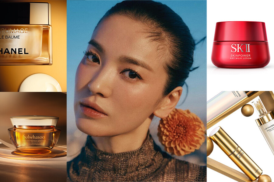 宋慧喬絕美雜誌照曝光～不老秘密藏在抗老保養品，撫平皺紋X膨潤Q彈的新品上市中！