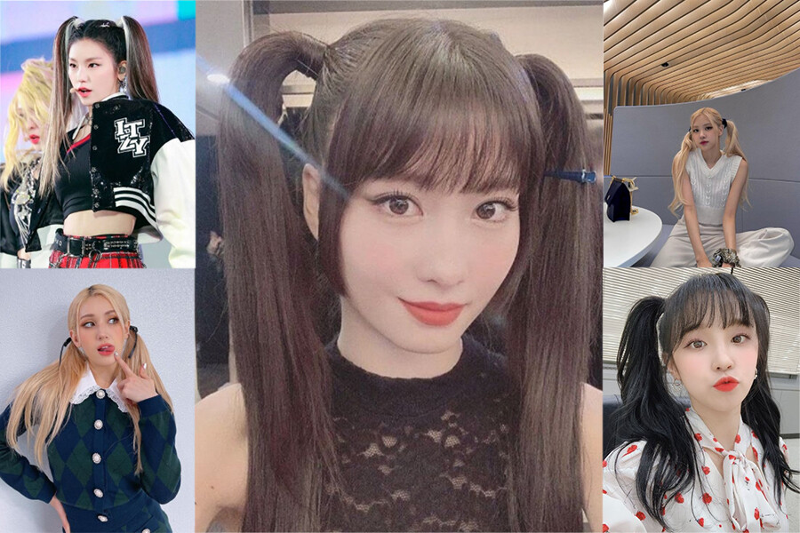雙馬尾正夯～韓星入坑髮型不同風格，Rosé自帶仙氣、MOMO活力少女｜名人焦點