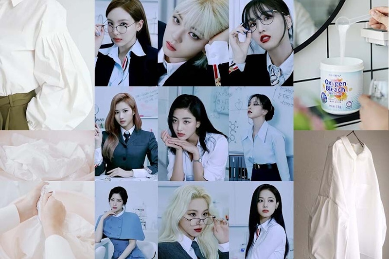 白襯衫發黃怎麼辦？跟TWICE的OL風，學起這3招讓黃衣變新衣方法！｜知識文