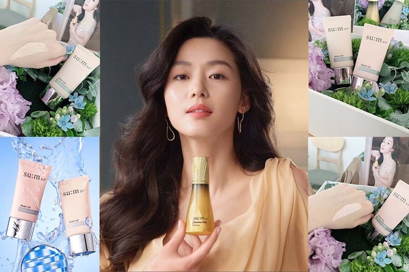 su:m37º甦秘讓美貌走花路！全智賢最愛三大精華+活水潤澤CC底妝，打造女神膚質｜記者會直擊
