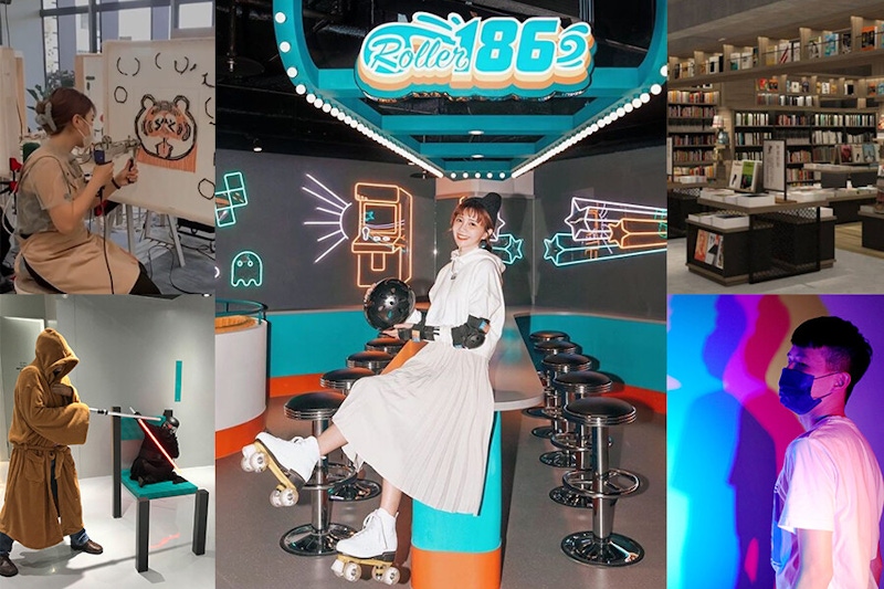 假日台中衝一波！Roller186滑輪場復古潮，幻覺博物館超好拍｜景點推薦