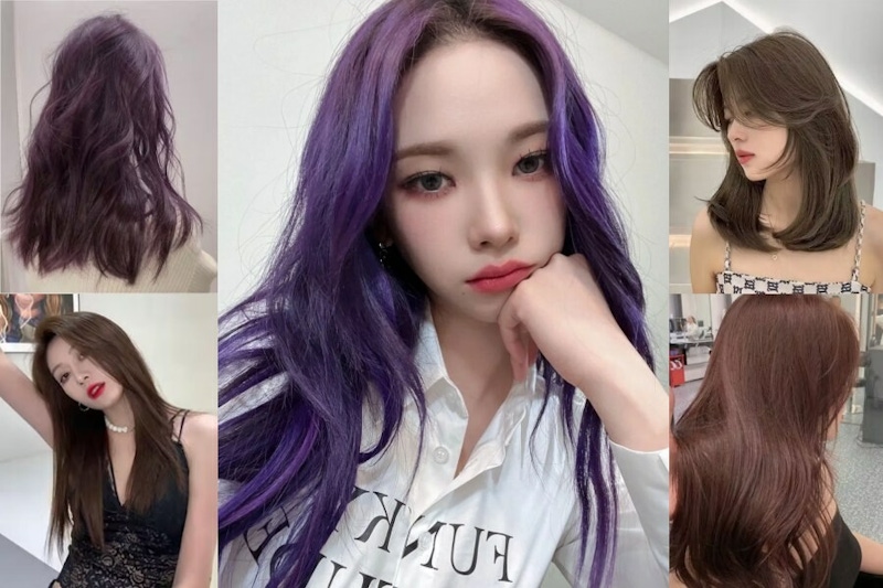 5款不用漂的髮色！焦糖橘棕提亮膚色，藍莓色仙氣爆棚！｜免漂髮色推薦