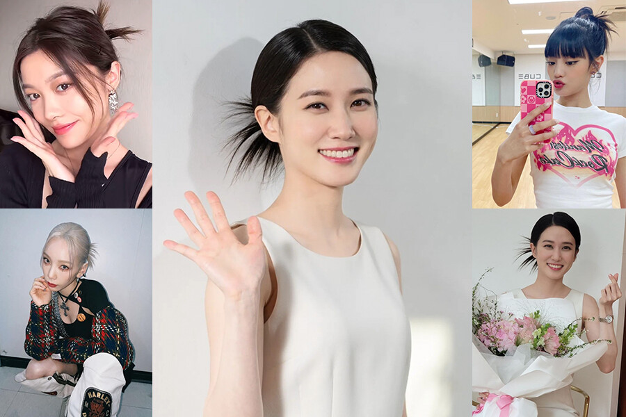 韓星同款羽毛丸子頭3步驟搞定！朴恩斌清爽減齡、太妍個性時髦，輕鬆GET!｜髮型推薦