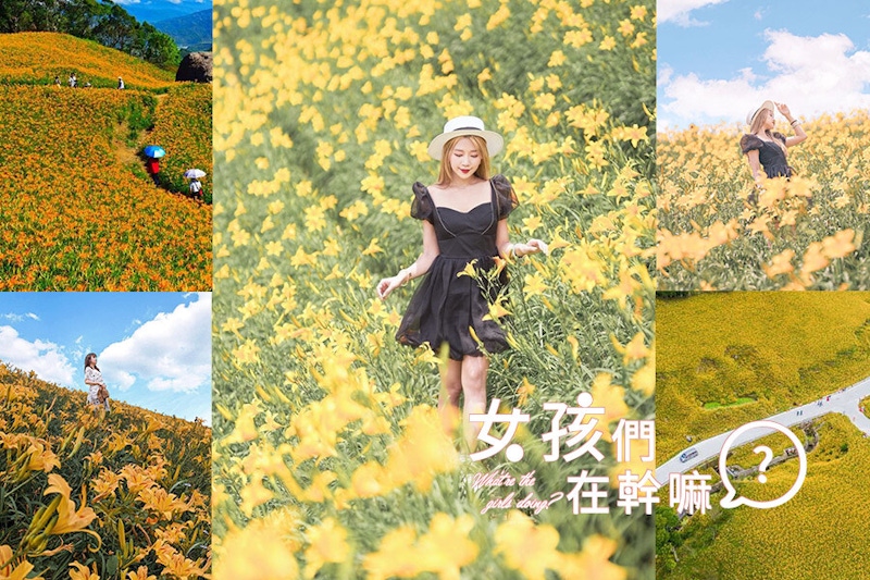 網美熱推金針花海秘境！花東滿山金黃色，隨手都能拍出人生美照｜景點推薦