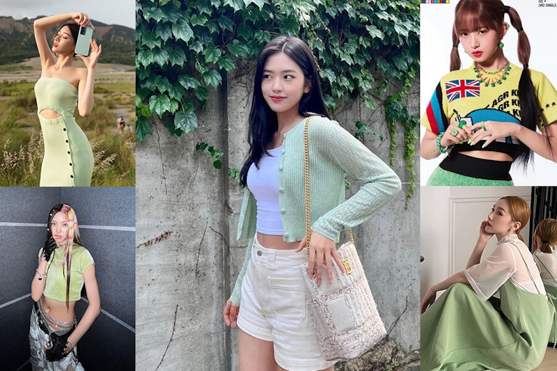 Ins風羅勒綠穿搭超夯！秒造女團氣質，跟上YK2復古時髦，網紅示範給你看～｜穿搭推薦